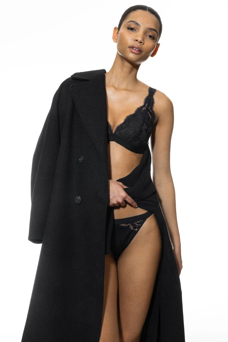 Mey Triangelbeha bralette - Poetry Vogue 74233 - Zwart