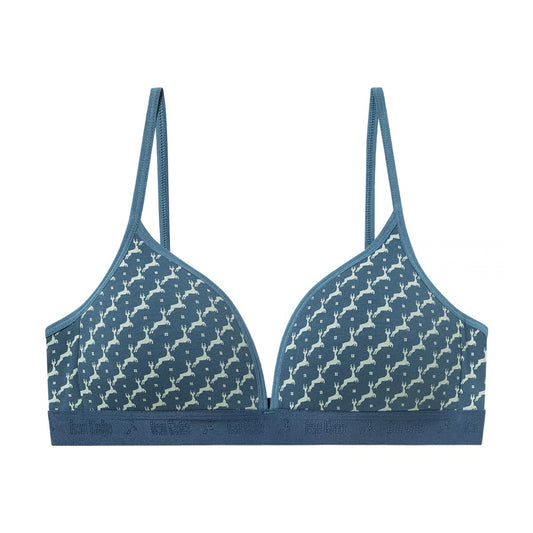 Ten Cate Meisjes voorgevormde BH top - 60868 - Happy deer sea