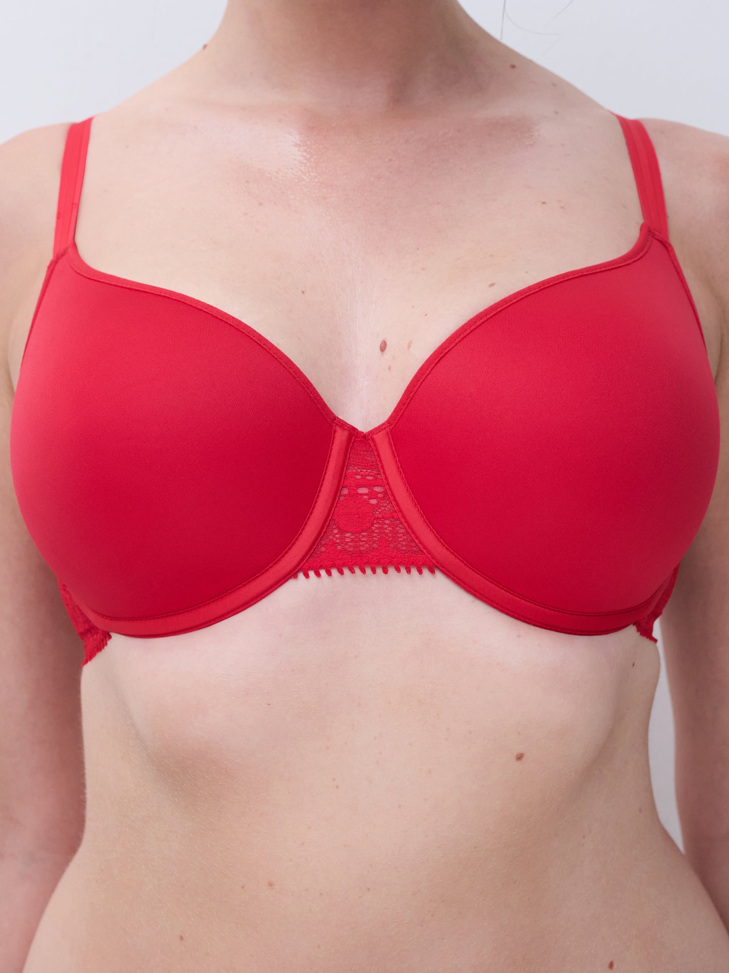 Chantelle Slip met kant - Day to night C15F30 - 0YU- Poppy Red