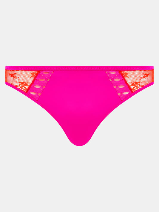 Chantelle Pulp slip - Poison C22NA0 - Flame Red / Fuchsia Purple
