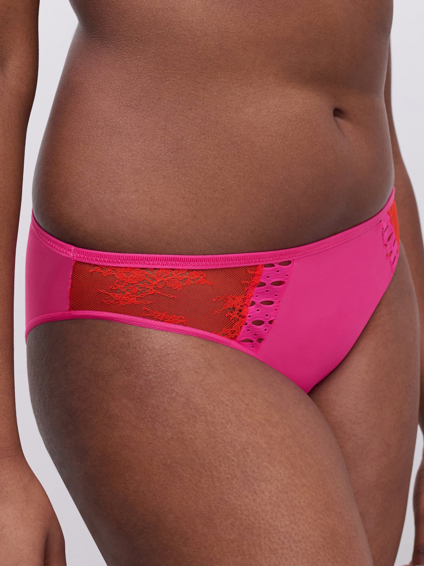 Chantelle Pulp slip - Poison C22NA0 - Flame Red / Fuchsia Purple