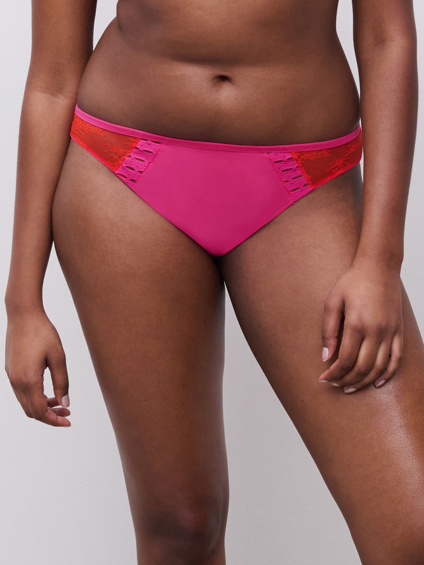 Chantelle Pulp slip - Poison C22NA0 - Flame Red / Fuchsia Purple