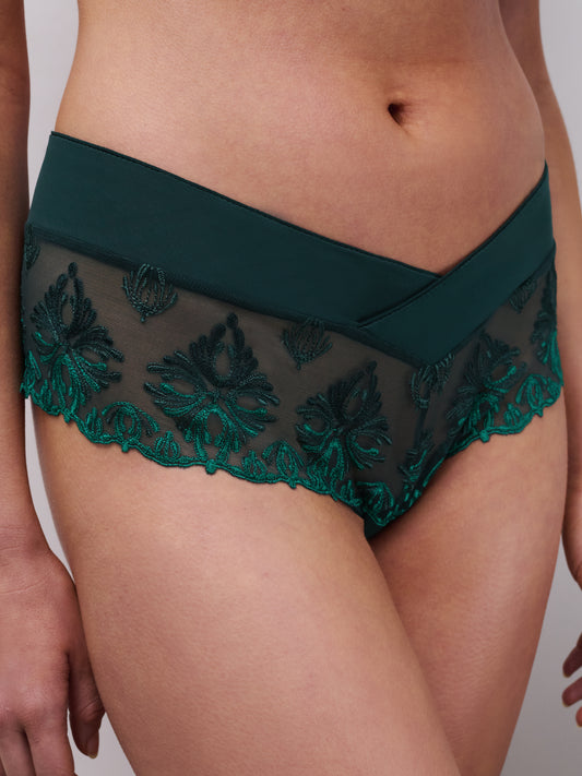 Chantelle shorty kant - Champs Elysees C26040 - B13-Eden green multico