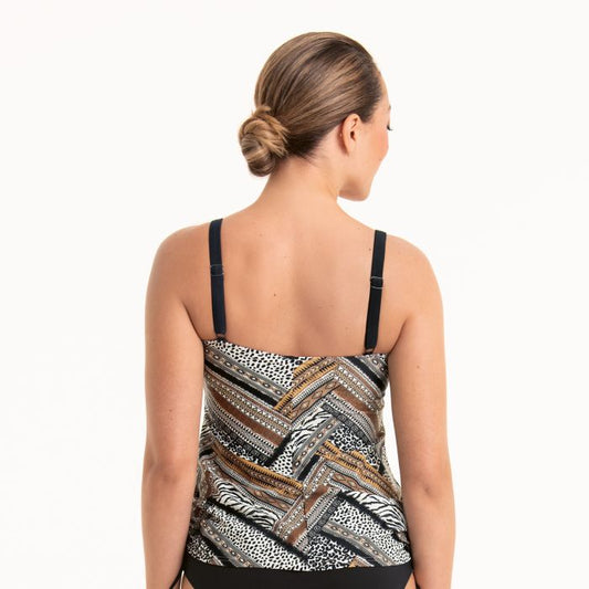 Anita Swim prothese Tankinitop soft cups - Latina 6598-1- Safari