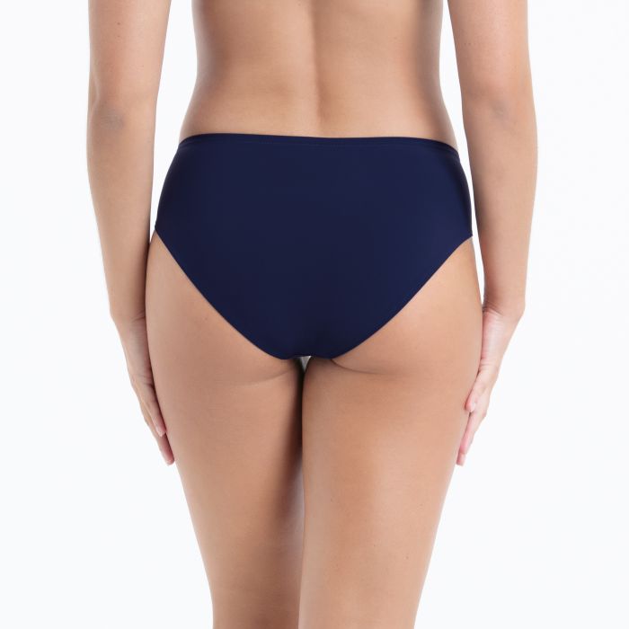 Anita voorgevormde bikiniset zonder beugel - Flower Dots 8404-0-1 Elle+Mea - Marine wit