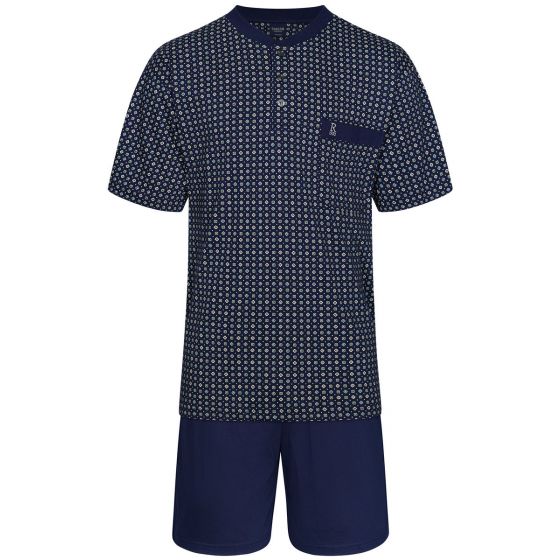 Robson heren Shortama met knoopsluiting - 37241-712-4 - aqua green