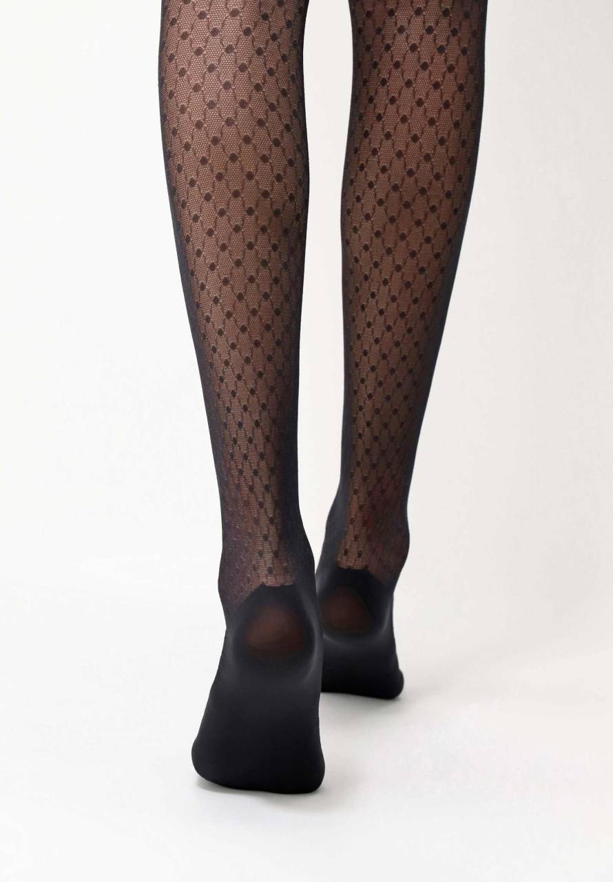 Oroblu 40 den panty - Eco sneakers Trendy 40 panty - Black Delight