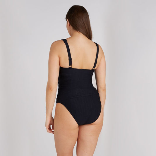 ten Cate Beach (TCWOW) Tankini set twisted - 60020/60024 - Black snake 5075