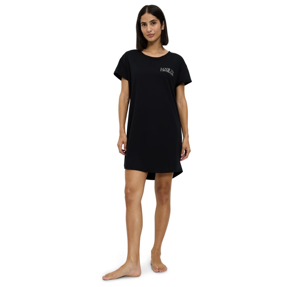Triumph nachthemd korte mouw - Nightdresses NDK X - Zwart