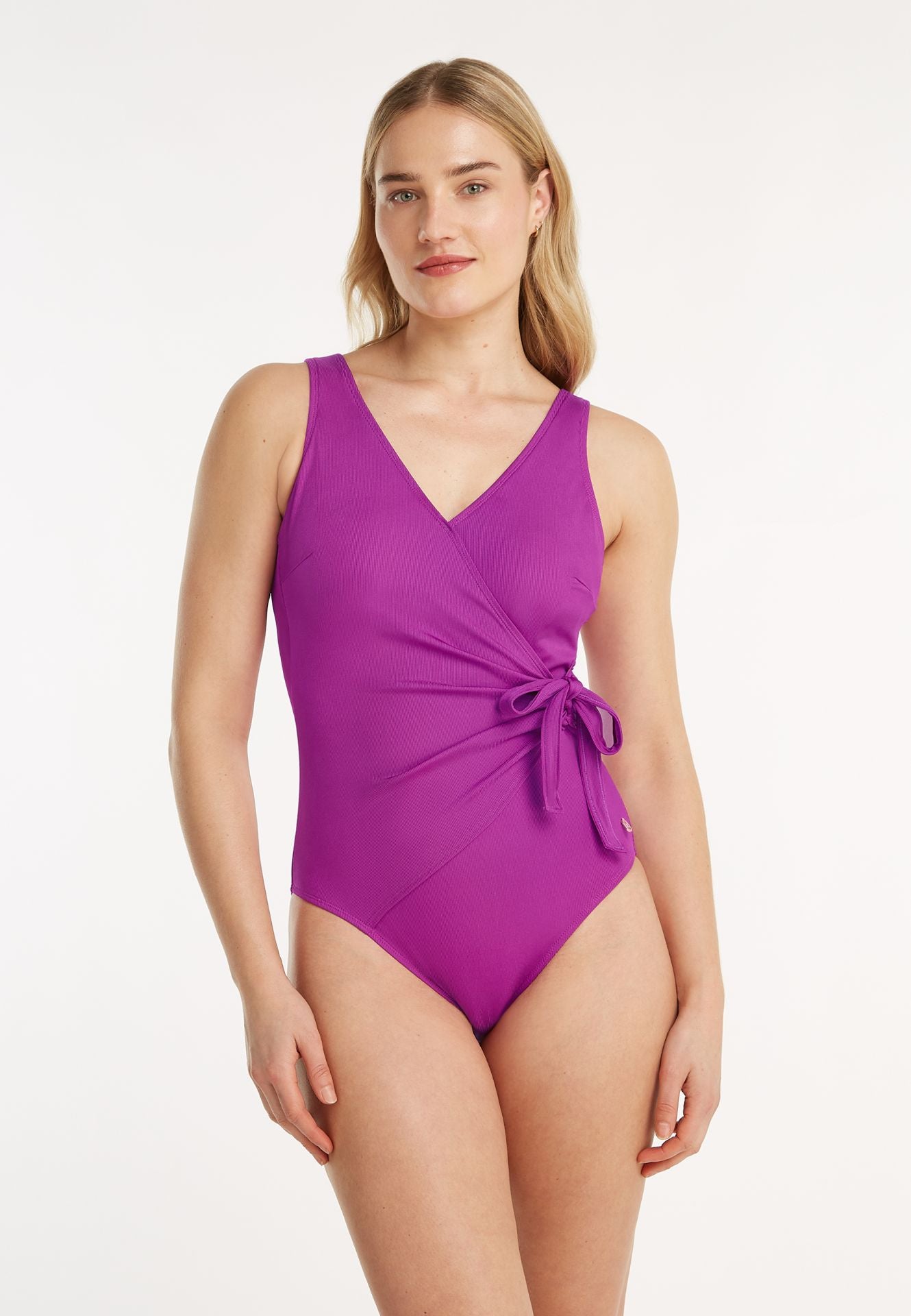 ten Cate Beach badpak V-neck softcups - 60337 - Wildberry 1409