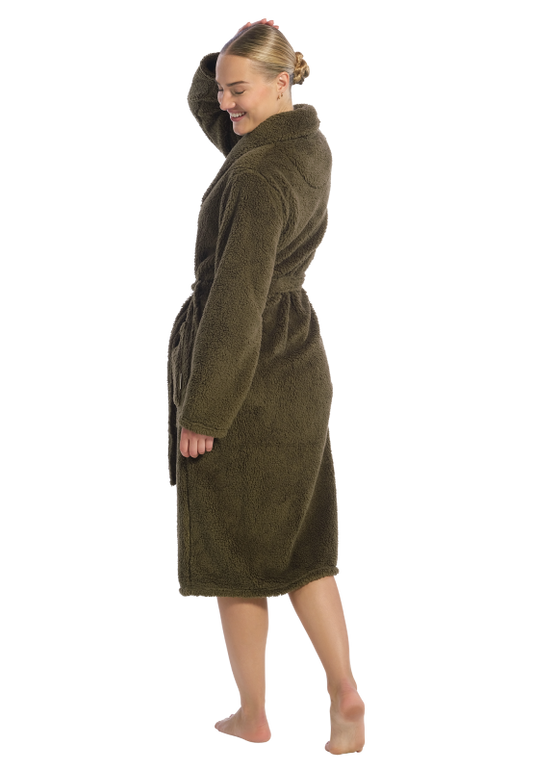 Ten Cate dames badjas ochtendjas fleece - 60524 - 2 kleuren