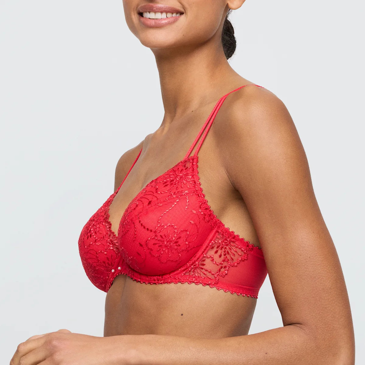 Marie Jo Mousse Push-up Bh Uitneembare Pads - Jane 0101337 - True red