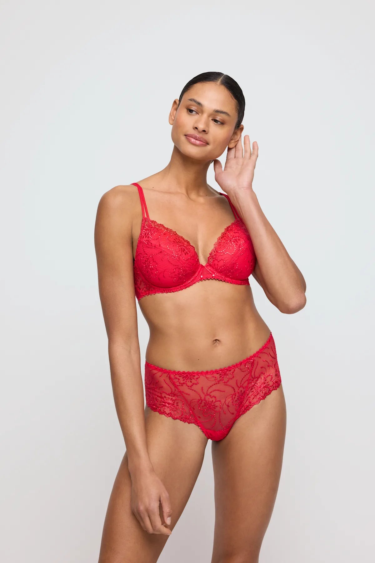 Marie Jo Mousse Push-up Bh Uitneembare Pads - Jane 0101337 - True red