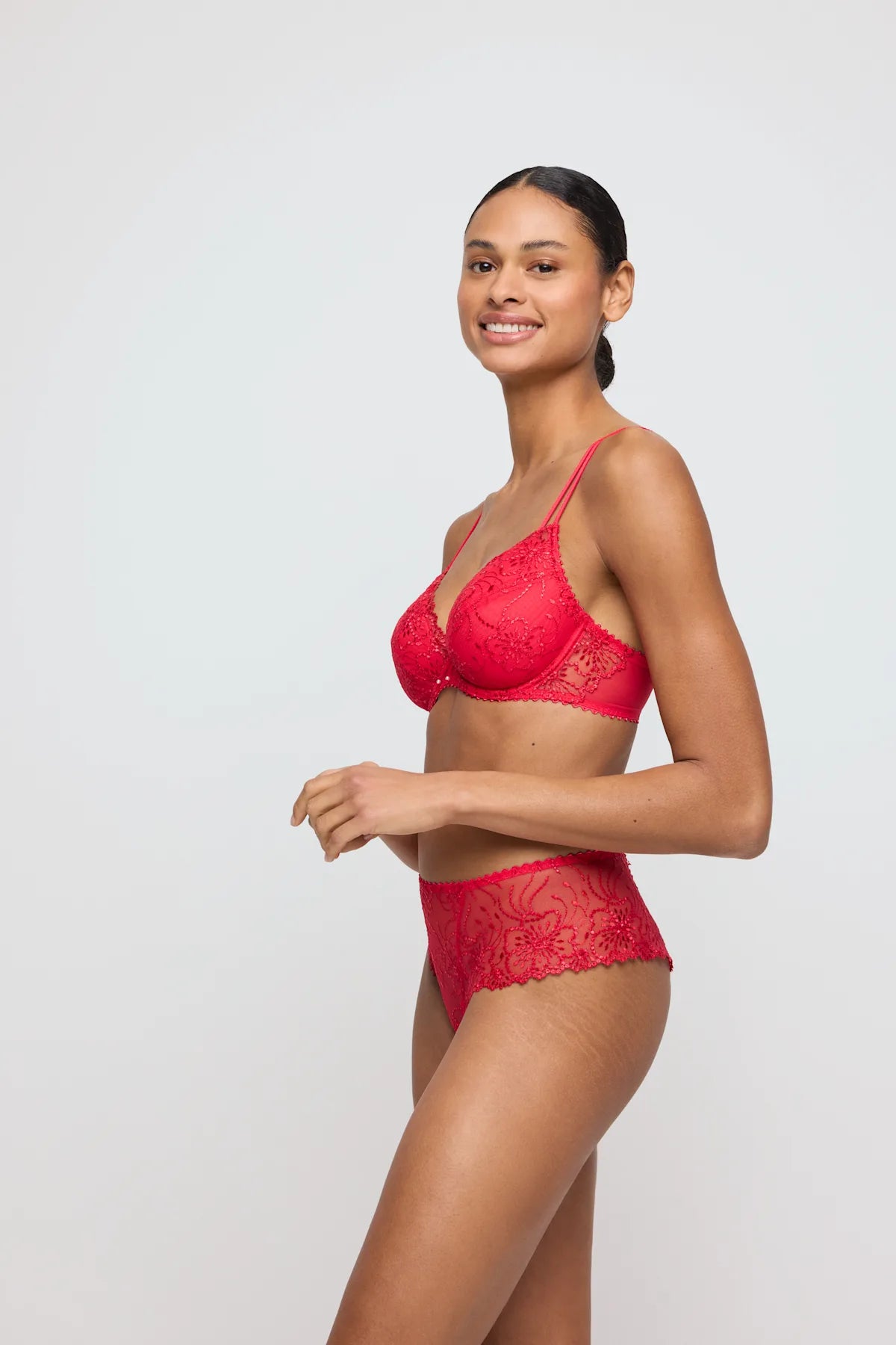 Marie Jo Mousse Push-up Bh Uitneembare Pads - Jane 0101337 - True red