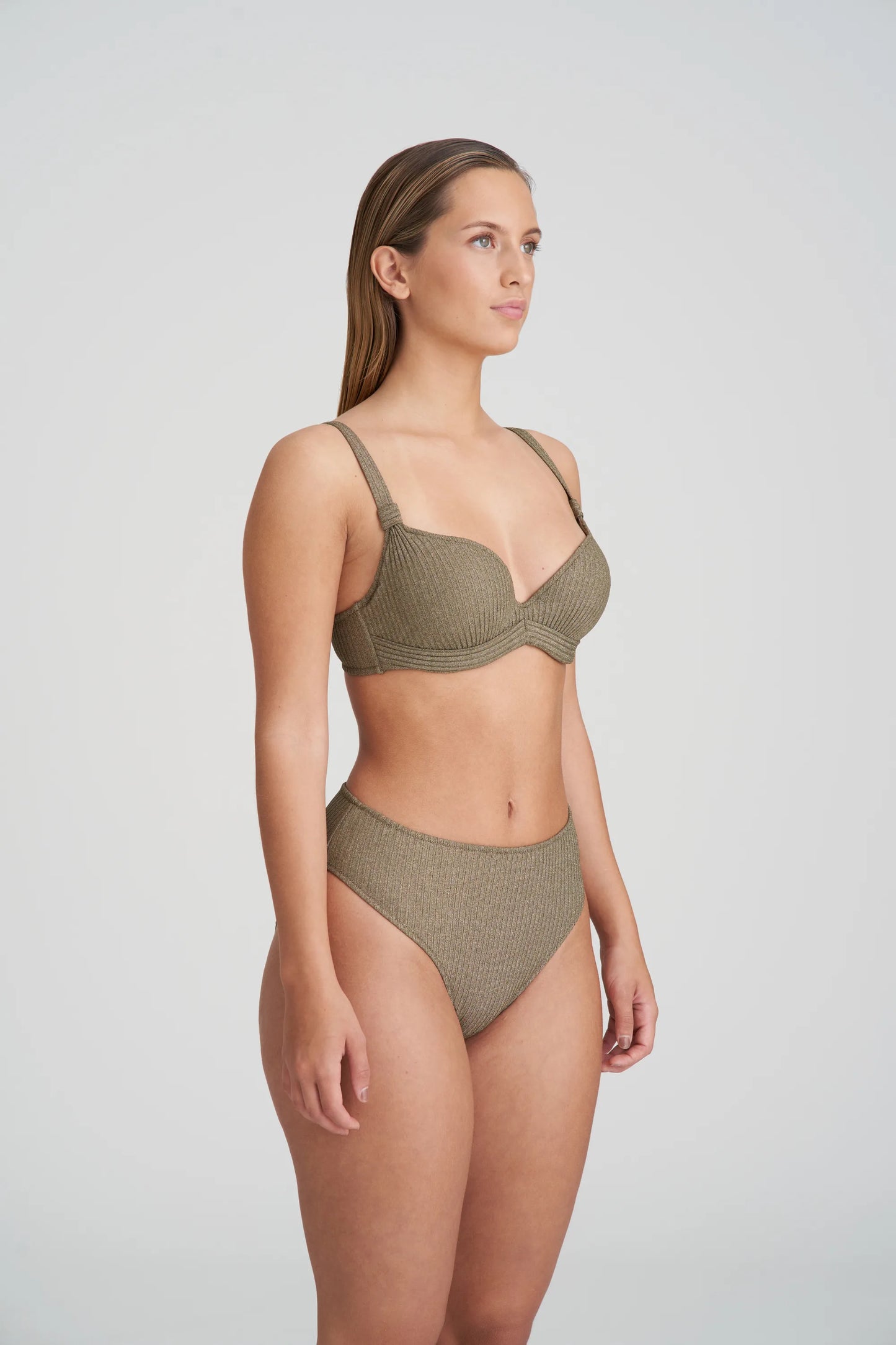 Marie Jo Swim Voorgevormde hartvorm Bikini - Tinjis 1006916 / 1006951 - Golden olive