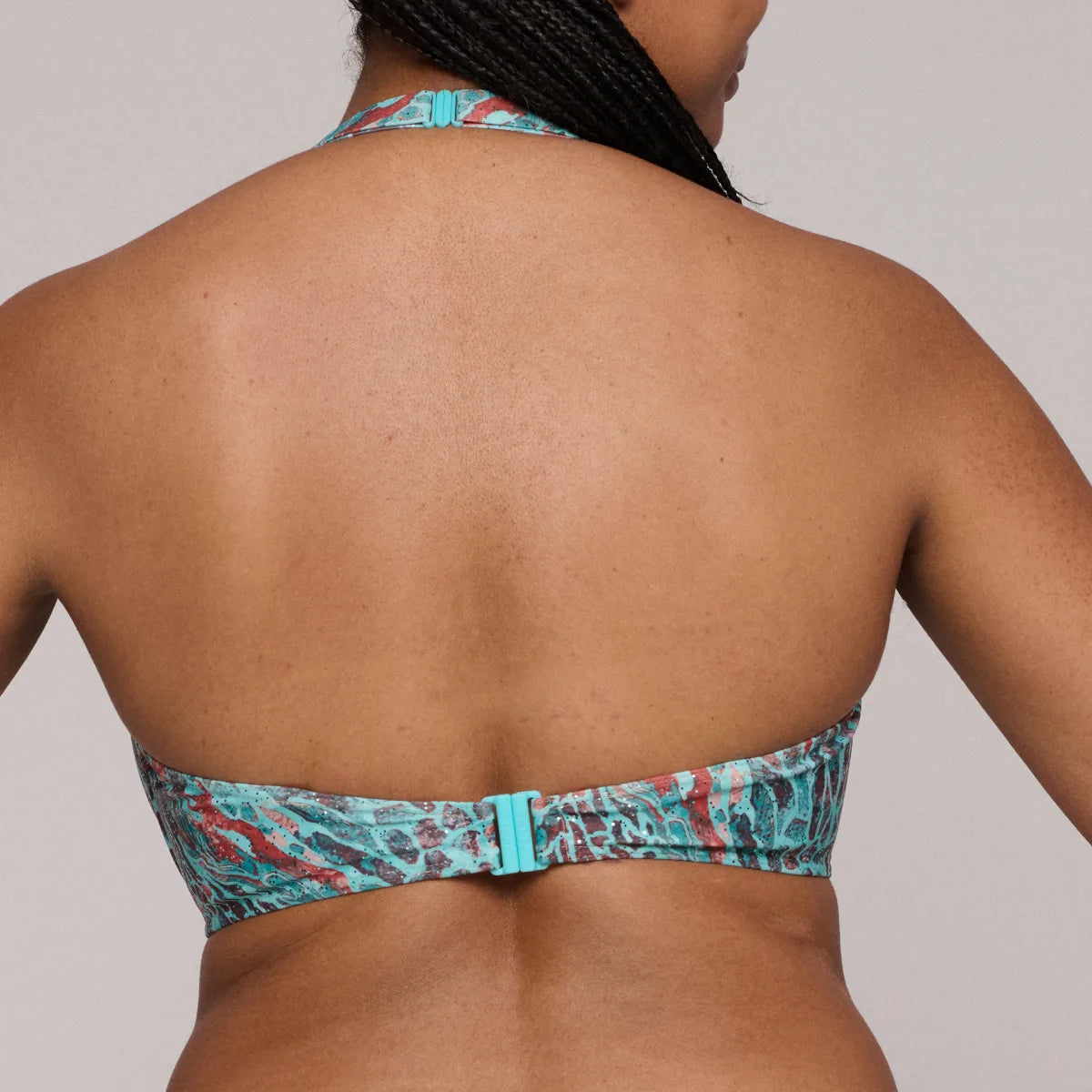 Prima Donna SWIM Voorgevormde Balconette bikini met tailleslip - Riyad 4012816/4012852 - Turquoise Seas