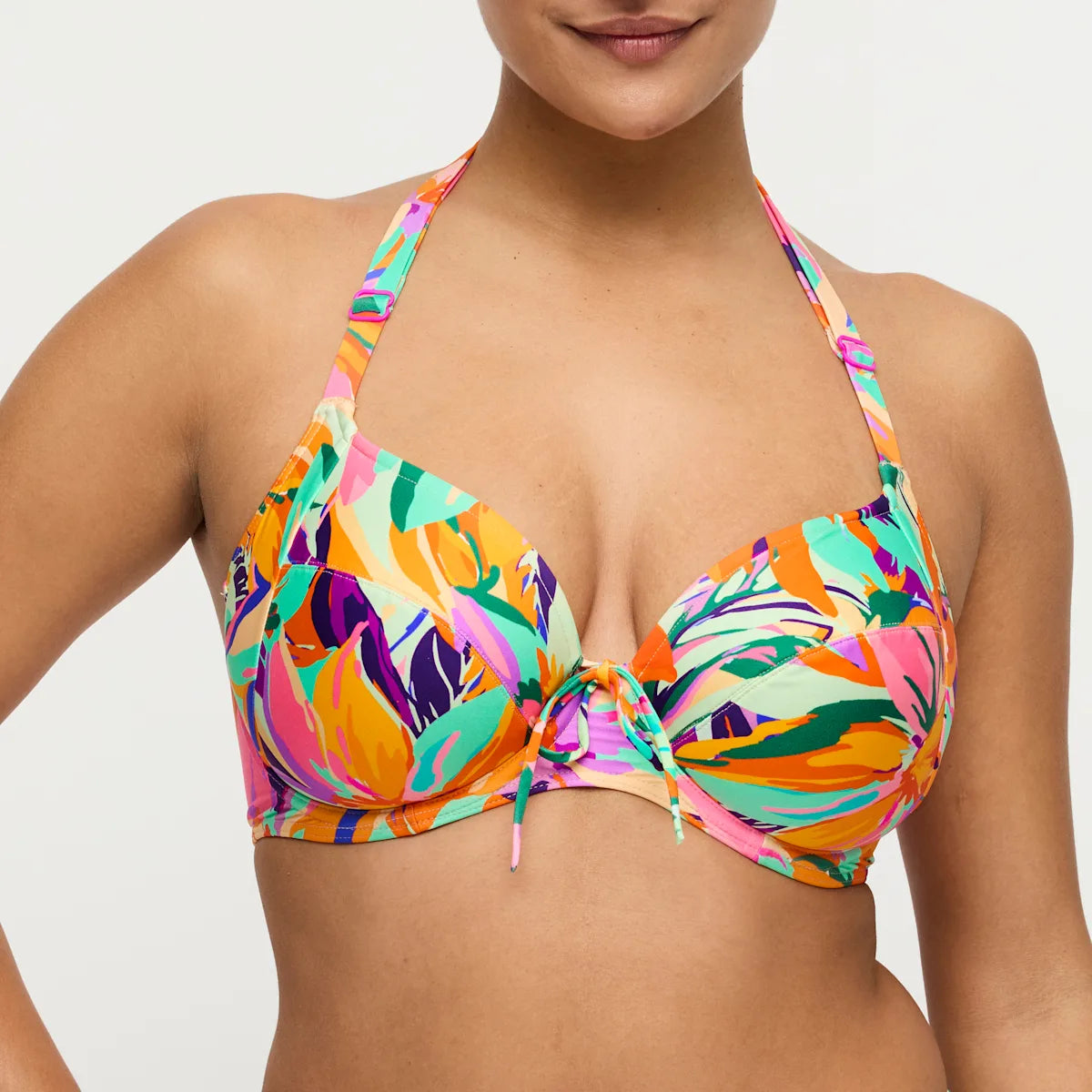PrimaDonna Swim Volle Cup BikiniSET met tailleslip - Varadeo 4013910 + 4013952 - Bright Tropics