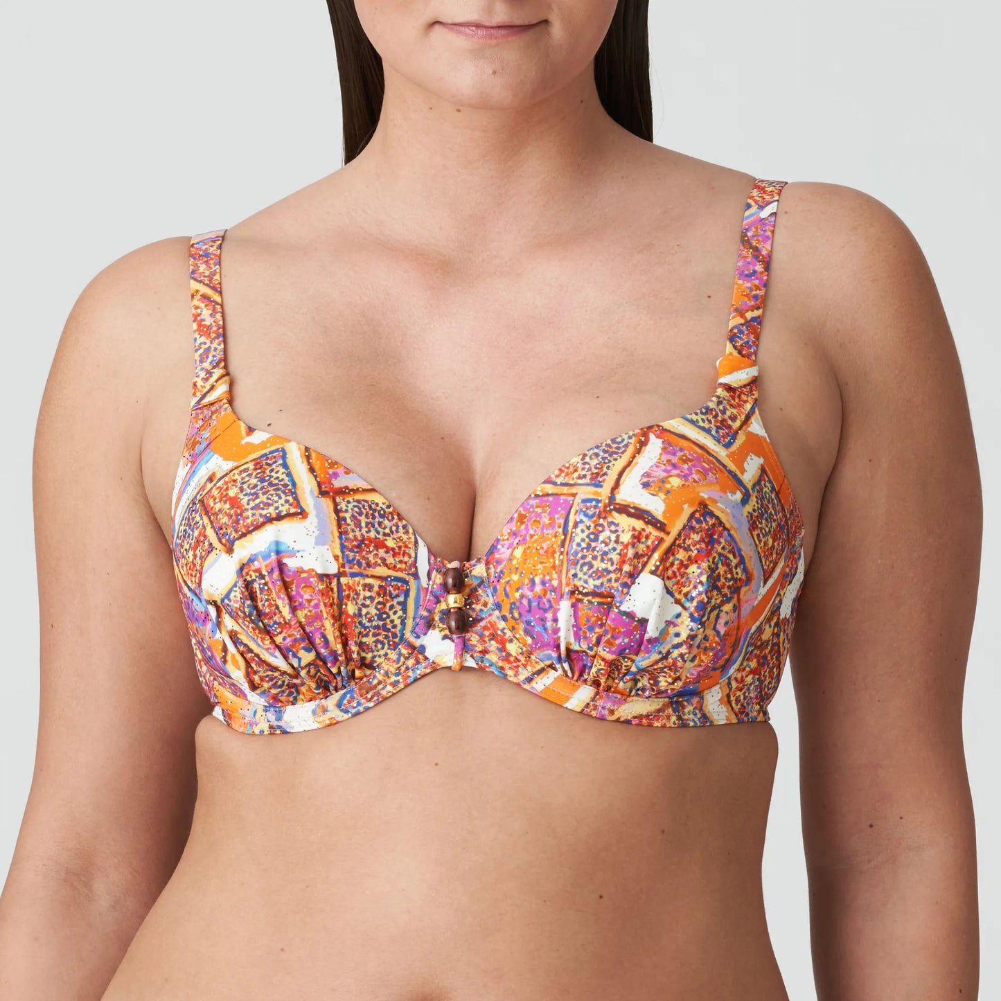 Prima Donna SWIM Voorgevormde Bikini Hartvorm met taillelslip - Navalato 4011314 / 4011352 - Summer Sunset