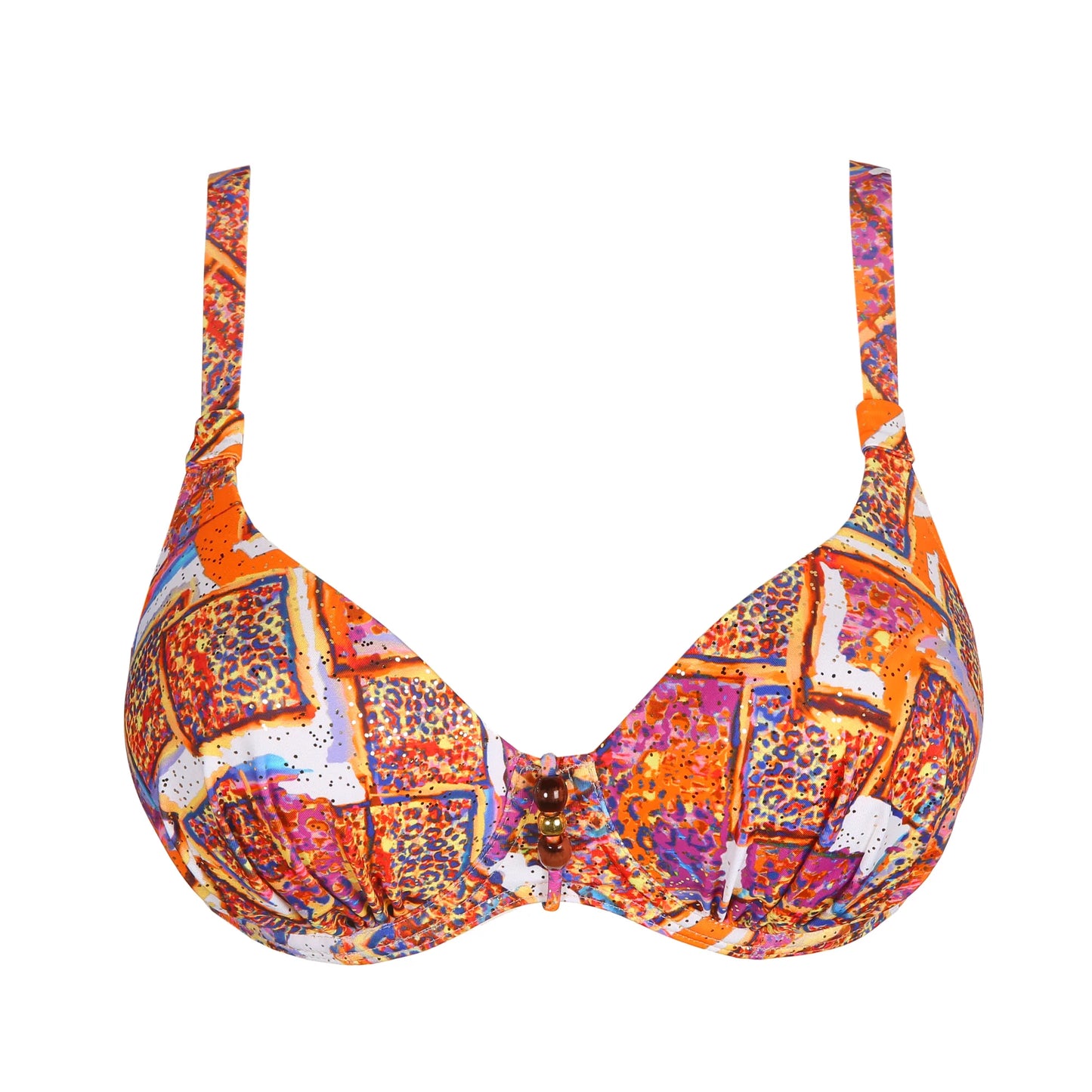 Prima Donna SWIM Voorgevormde Bikini Hartvorm met taillelslip - Navalato 4011314 / 4011352 - Summer Sunset