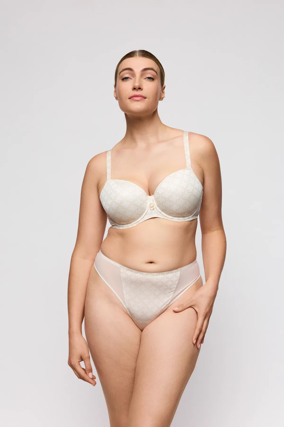 Prima Donna Twist Voorgevormde balconette BH* - Kero 0242582 - Natuur