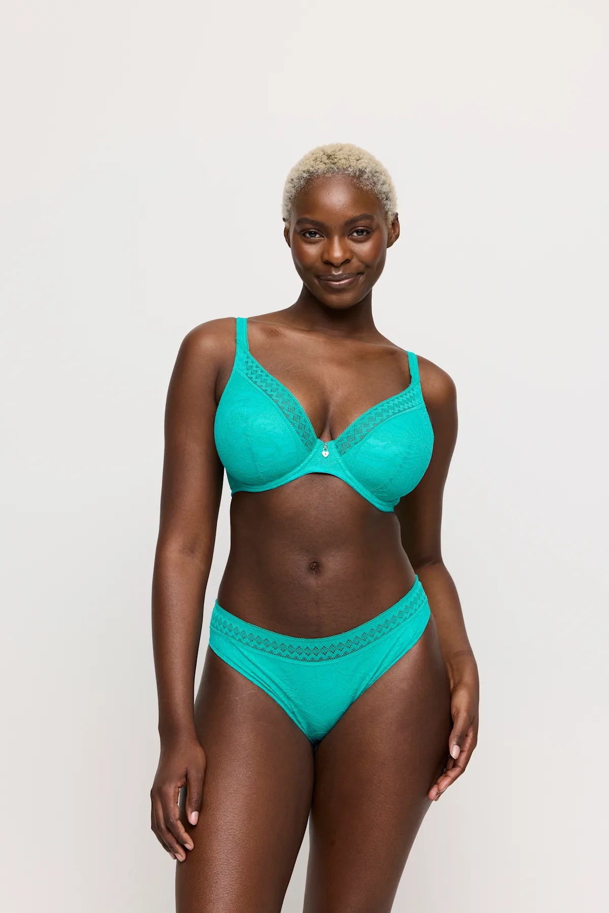 Prima Donna Twist Plunge Bh Halve Mousse Cups - 0142094 Palermo - Sunny Teal