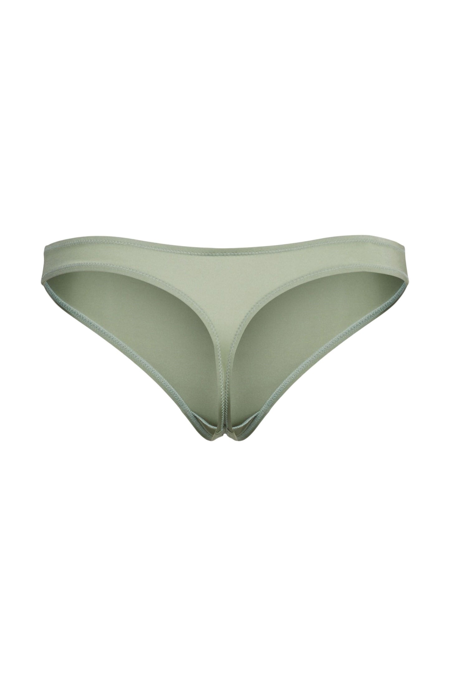Esprit String van microvezels met logo - 014EF1T318 - DUSTY GREEN