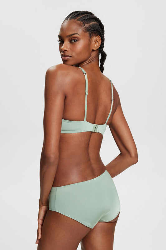 Esprit Short van microvezels met logo - 014EF1T321 - DUSTY GREEN