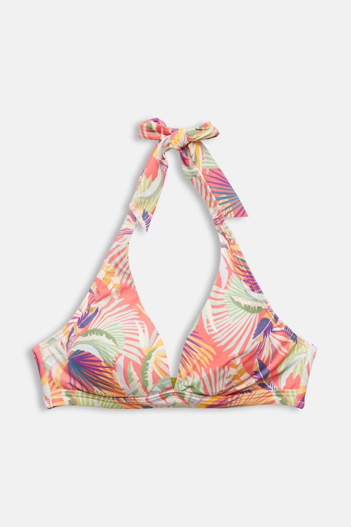 Esprit halter bikiniset met short - 034EF1A303/034EF1A306 - Coral red