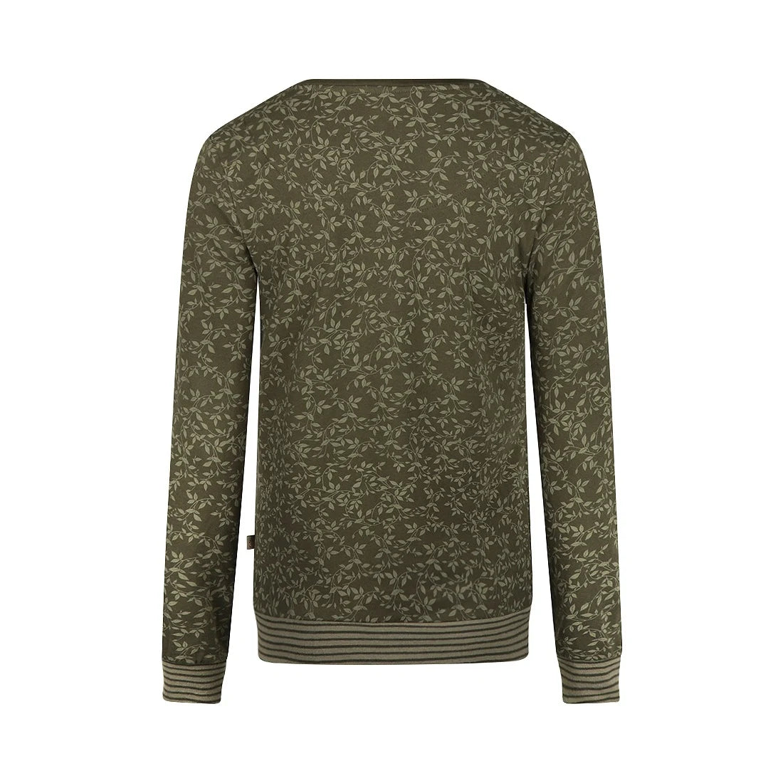Charlie Choe Dames Pyjama Shirt Pullover - O57106-38 - Donker groen leaves