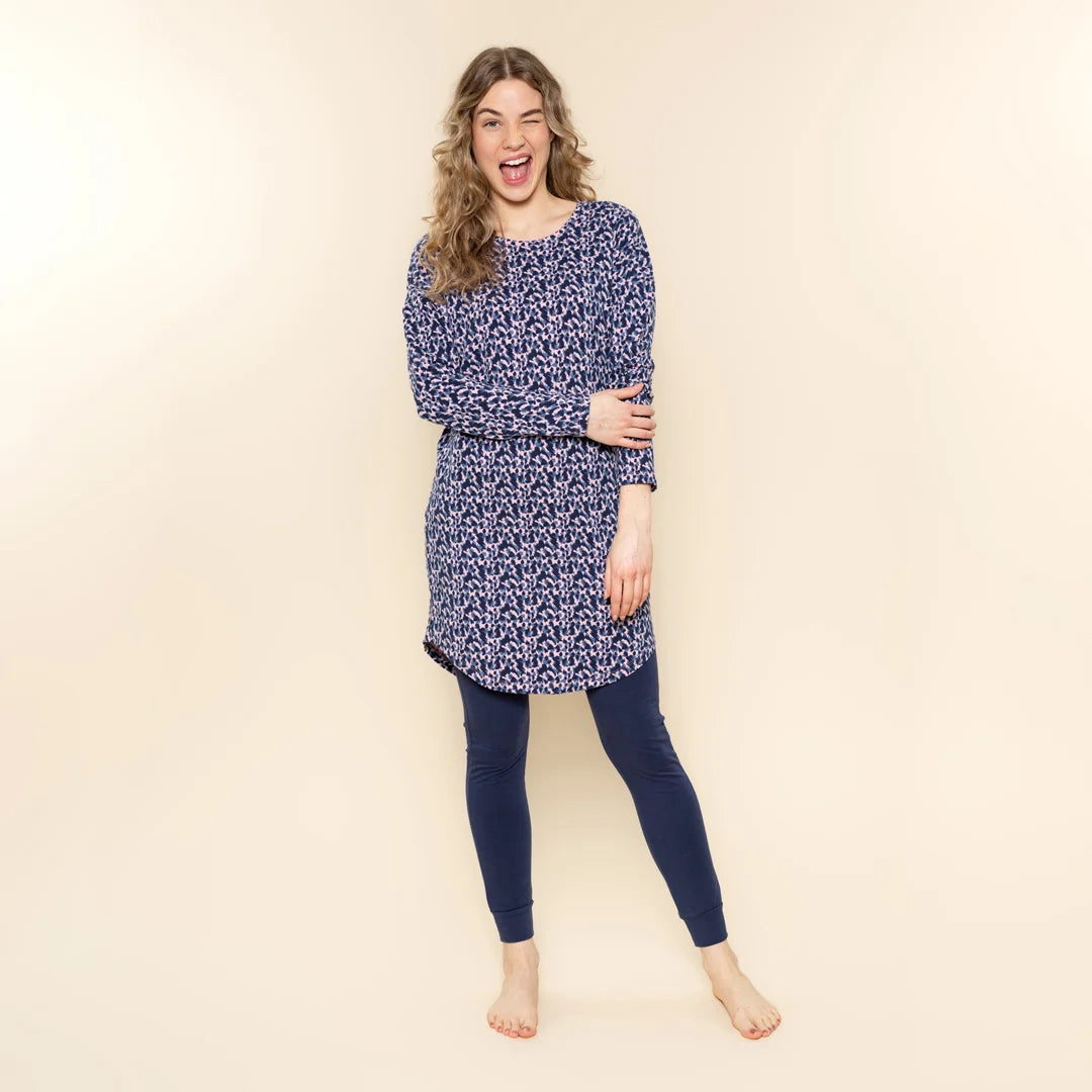 Charlie Choe Bigshirt nachthemd - M61145-38 - Lila