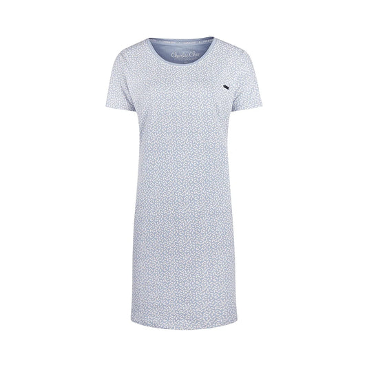 Charlie Choe Nachthemd korte mouw - P55105-38 - Licht blauw Sprinkles