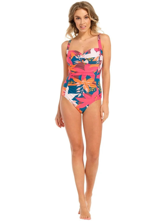 Pastunette beach Badpak soft cups bloemen - C0241-104-9 - rood