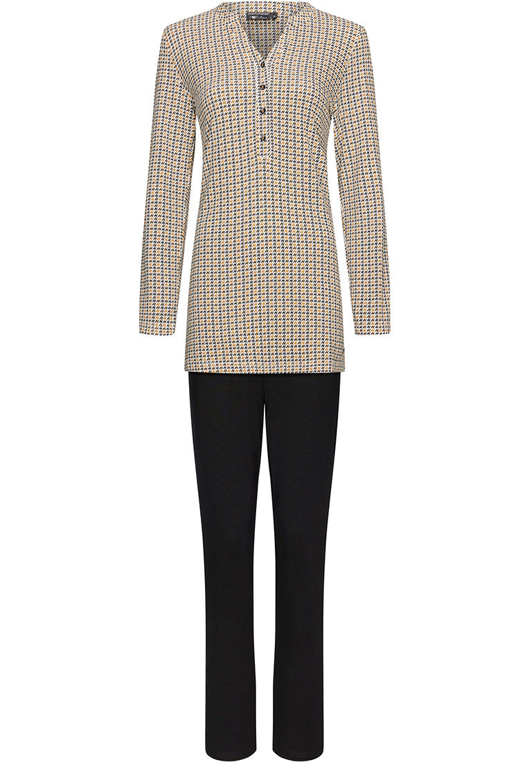 Pastunette Deluxe Pyjama met legging - 25232-336-4 - bruin