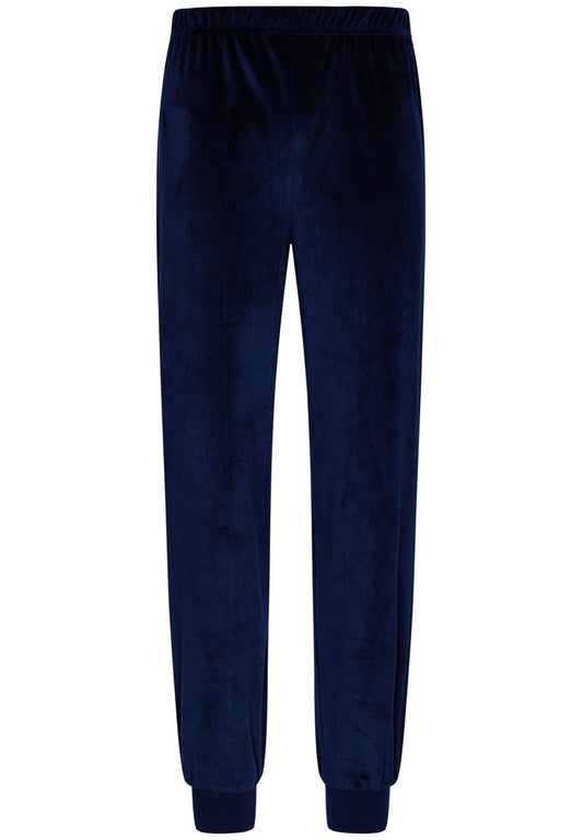 Pastunette for Men Warme pyjama met boorden - 23242-616-3 - Donker blauw