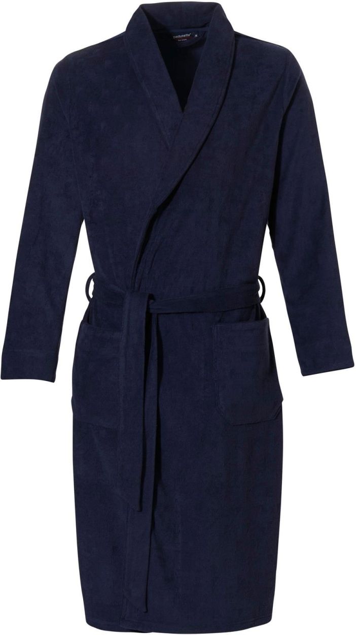Pastunette Heren badjas - 73221-605-0 - donkerblauw
