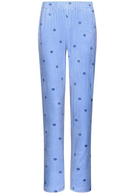 Rebelle Warme Pyjama / Huispak velours ronde hals - 81242-436-2 - Licht blauw