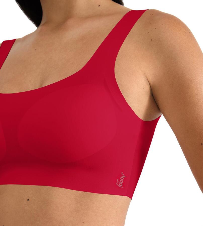 Sloggi Top voorgevormd zonder beugel - ZERO Feel 2.0 Top - Shanghai Red (00FZ)