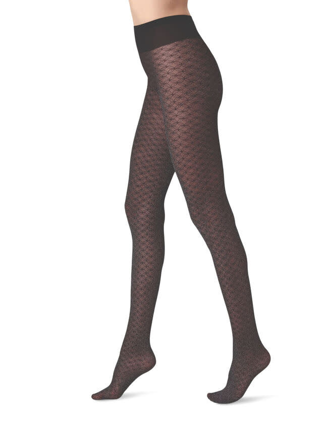 Oroblu Sparkly Lace 40 den Panty - VOBC67537 - Black