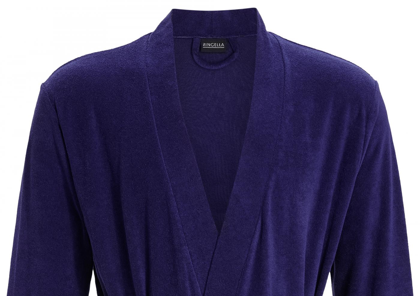 Ringella Heren badjas - 1241717 - donkerblauw