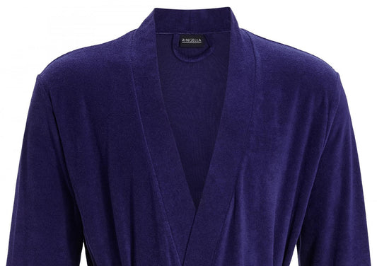 Ringella Heren badjas - 1241717 - donkerblauw