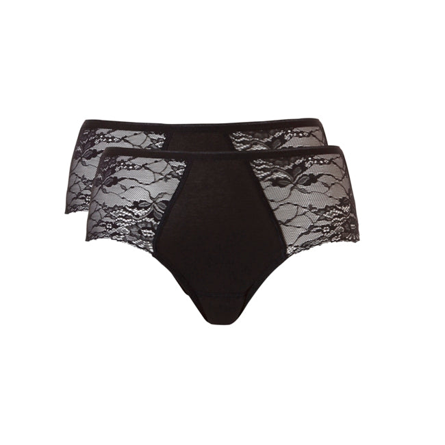 Ten Cate Basic Midi lace slip - 30201 - 2 pack *uitlopend