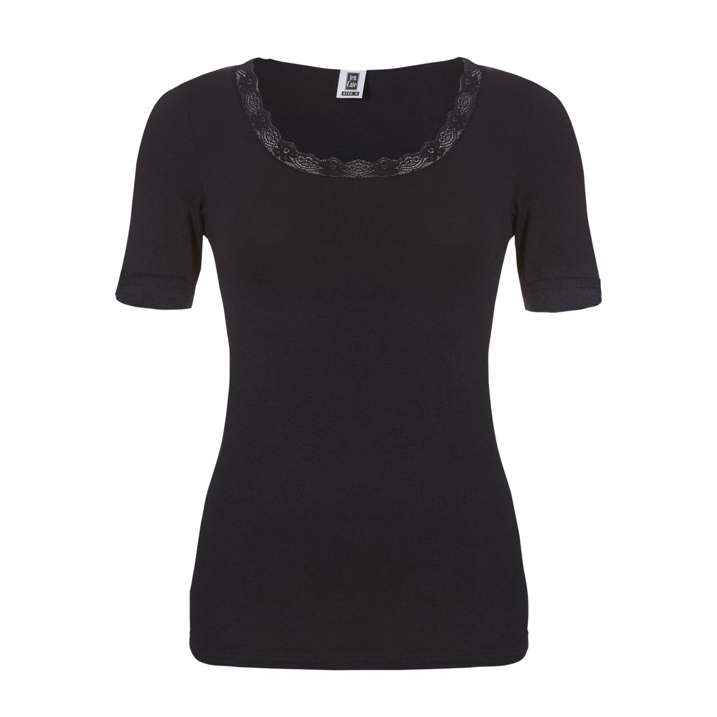 ten Cate Dames Thermo - T-shirt met kant korte mouw 60380 (30237) - 2 kleuren