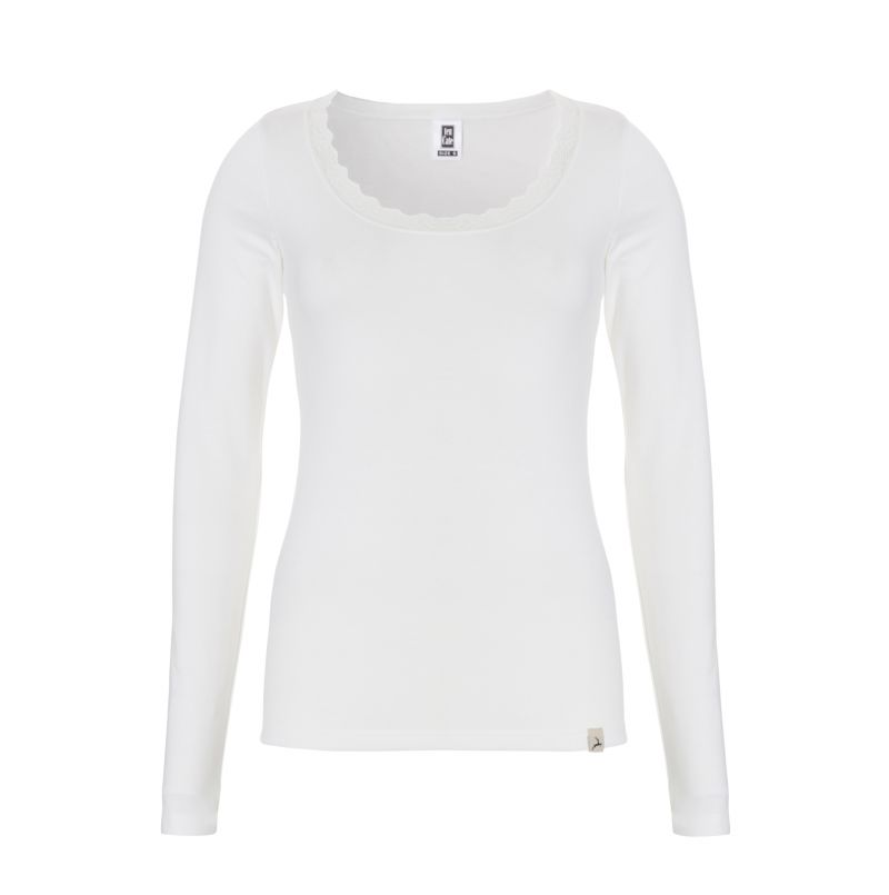 ten Cate Thermo Dames - Thermo shirt met kant lange mouw 60381 (30238) - 2 kleuren