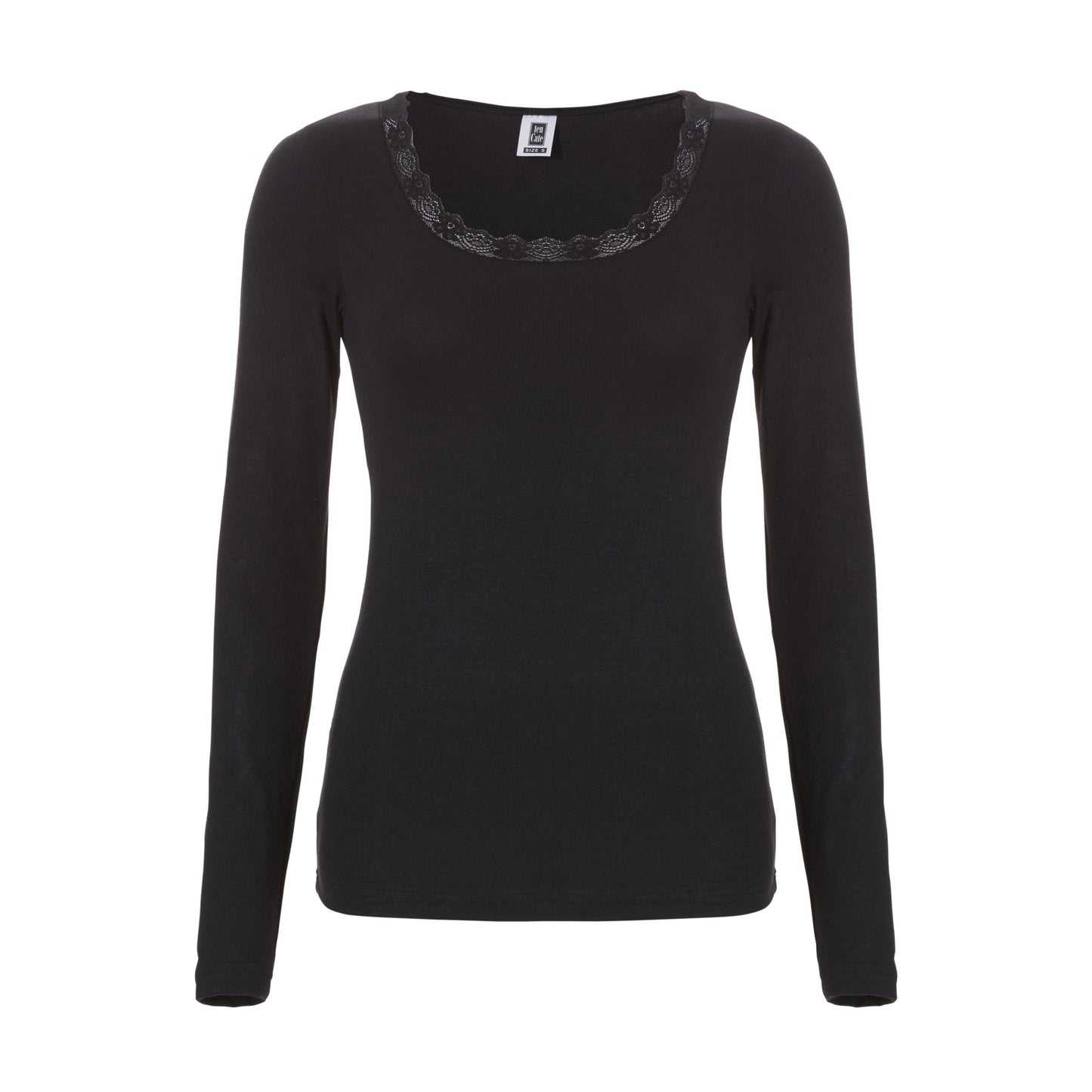 ten Cate Thermo Dames - Thermo shirt met kant lange mouw 60381 (30238) - 2 kleuren