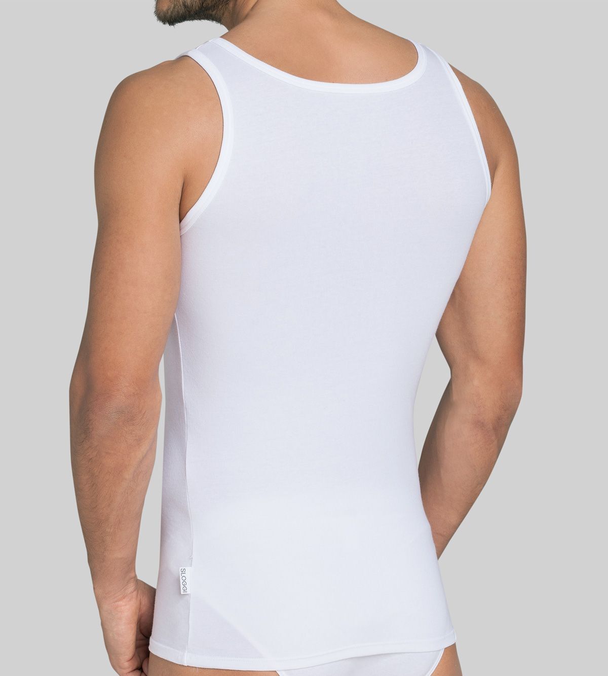 Sloggi Men - Basic - Vest N - wit *uitlopend