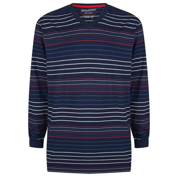 Pastunette heren Pyjama shirt lange mouw 4399-622-2