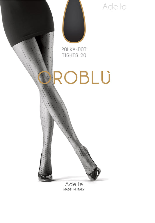 Oroblu Panty 20 den - Adelle - zwart stip