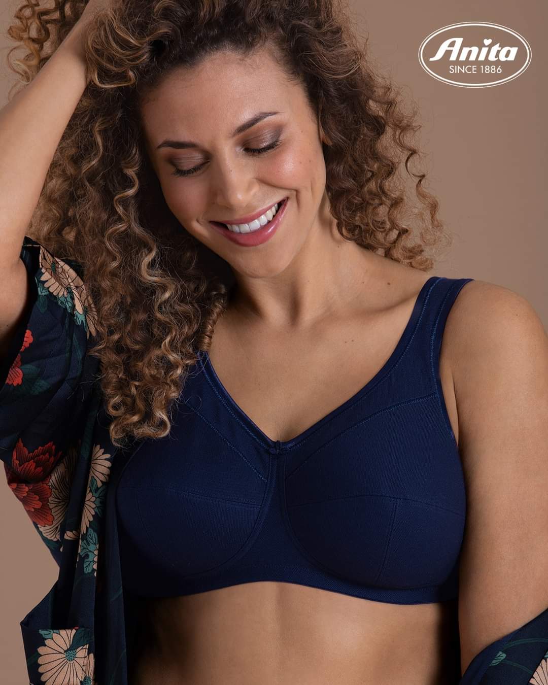 Anita comfort bh zonder beugel - Jana 5427 - Marine blauw