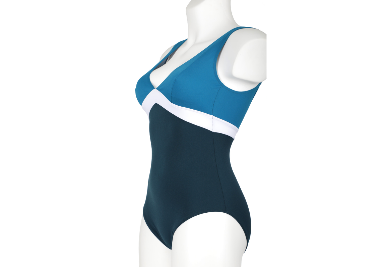 Sunflair chloorbestendig Badpak soft cups - 22184 - blauw