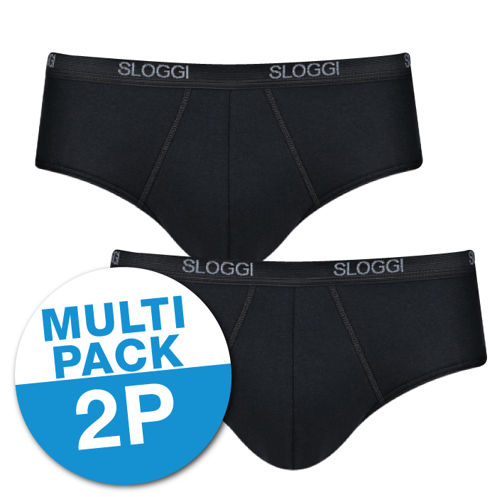 SLOGGI MEN BASIC Heren midi 2 PACK - 3 kleuren